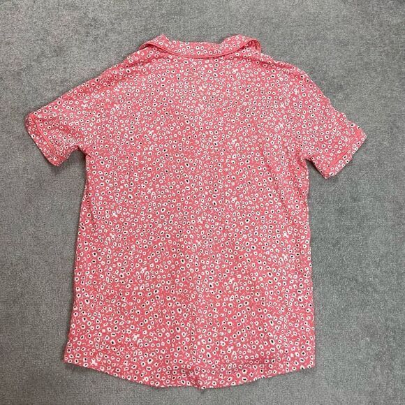 Cosabella Women’s Medium Pink Floral Short Sleeve Pajama Top Sleepwear NWT - Picture 3 of 5